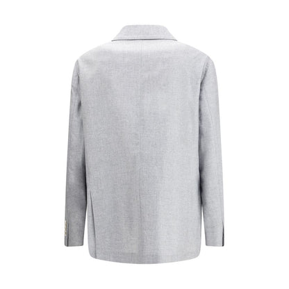 Brunello Cucinelli Gray Wool Blazer
