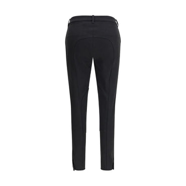 Burberry Black Cotton Casual Pants