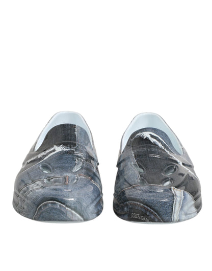 Dolce & Gabbana Multicolor Rubber Men Low Top Sneakers Shoes