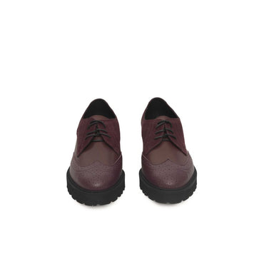 Cerruti 1881 Burgundy Cowhide Women Loafer
