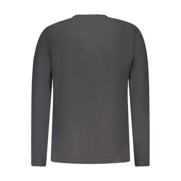 North Sails Black Cotton Men T-Shirt