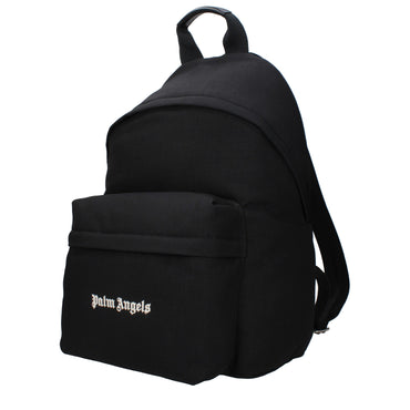 Palm Angels Black Fabric Backpack