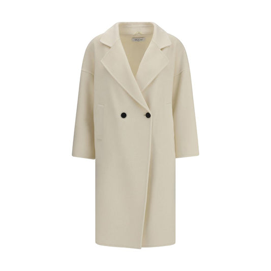 Aftercoat Cream Fleece Wool Coat