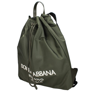 Dolce & Gabbana Green Nylon Backpack