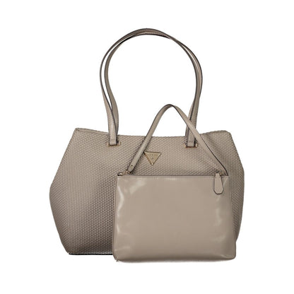 Guess Jeans Beige Polyurethane Women Handbag