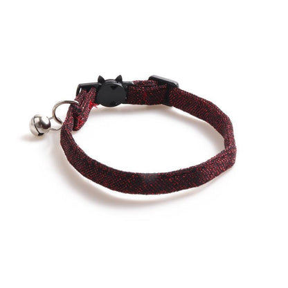 Stylish Cloth Cat Collar - Vibrant And Durable!