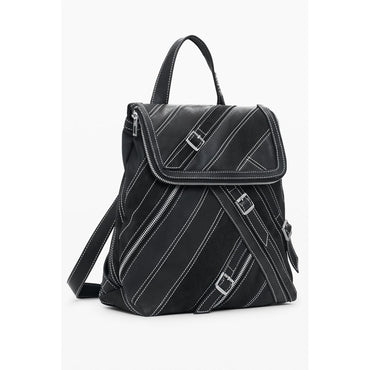 Desigual Black Polyethylene Backpack