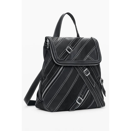 Desigual Black Polyethylene Backpack