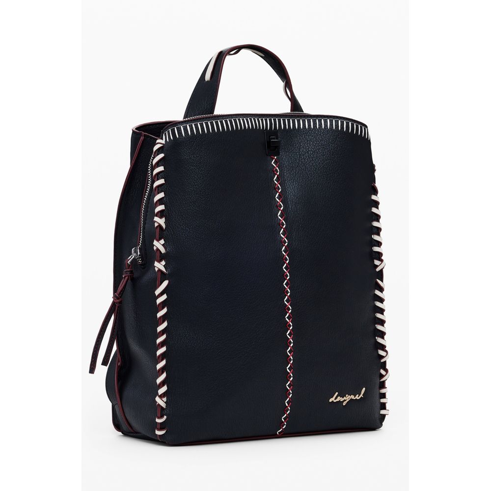 Desigual Black Polyethylene Backpack