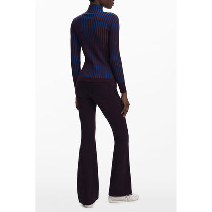 Desigual Brown Polyester Sweater