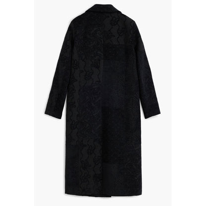 Desigual Black Polyester Jackets & Coat