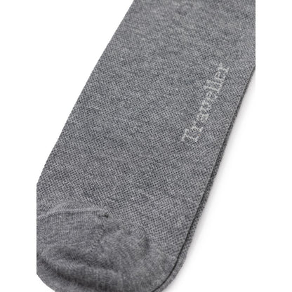 ZEGNA Gray Cotton Socks