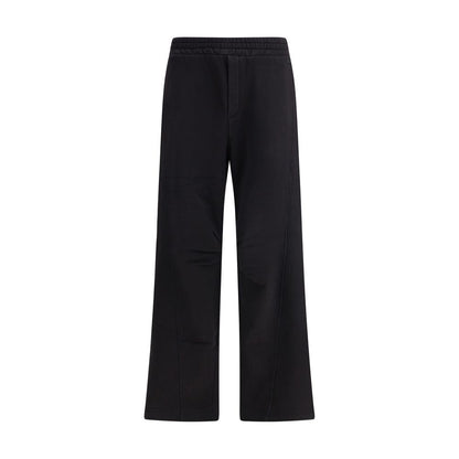 Dolce & Gabbana Black Cotton Casual Pants