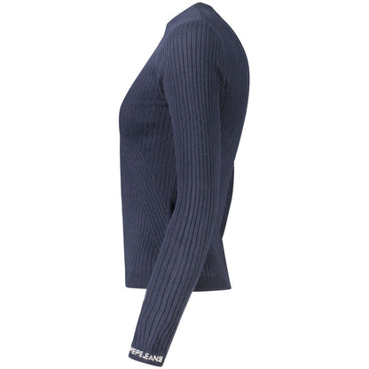 Pepe Jeans Blue Cotton Women's Sweater