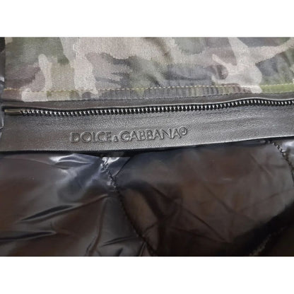 Dolce & Gabbana Army Cotton Jackets & Coat