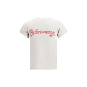 Balenciaga White Cotton T-Shirt