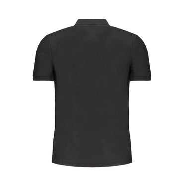 Gianmarco Venturi Black Cotton Men's Polo Shirt