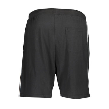 Gianmarco Venturi Black Cotton Men's Sweatpant