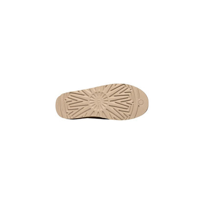 UGG Beige Suede Leather Clogs