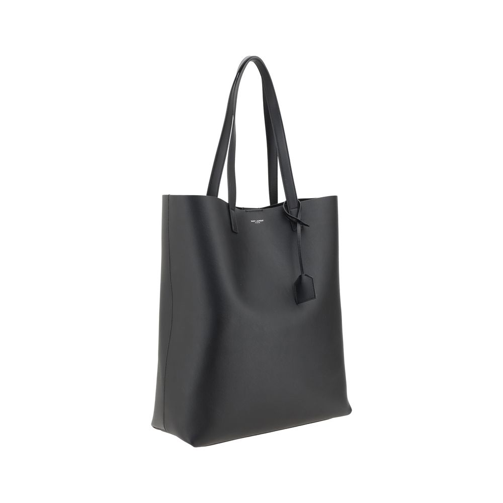 Saint Laurent Black Calf Leather Bos Taurus Shoulder Bag