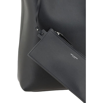 Saint Laurent Black Calf Leather Bos Taurus Shoulder Bag