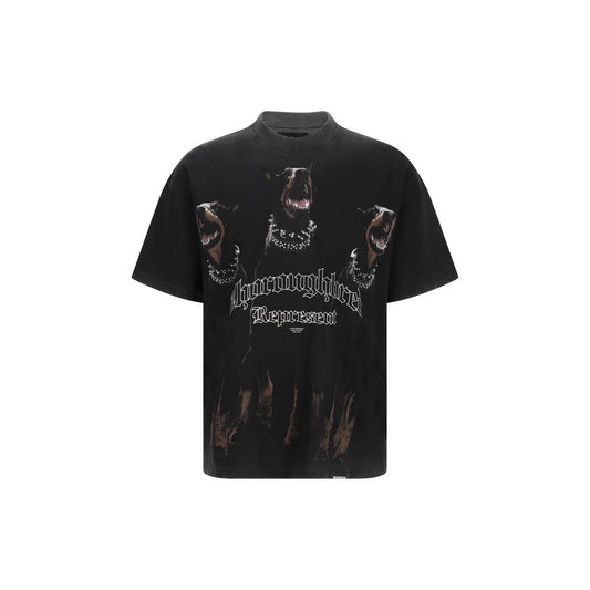 Represent Black Cotton T-Shirt