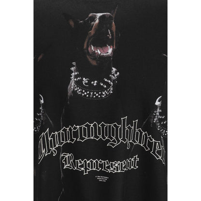 Represent Black Cotton T-Shirt