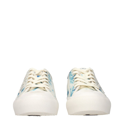 Jimmy Choo Beige Fabric Low Top Sneakers