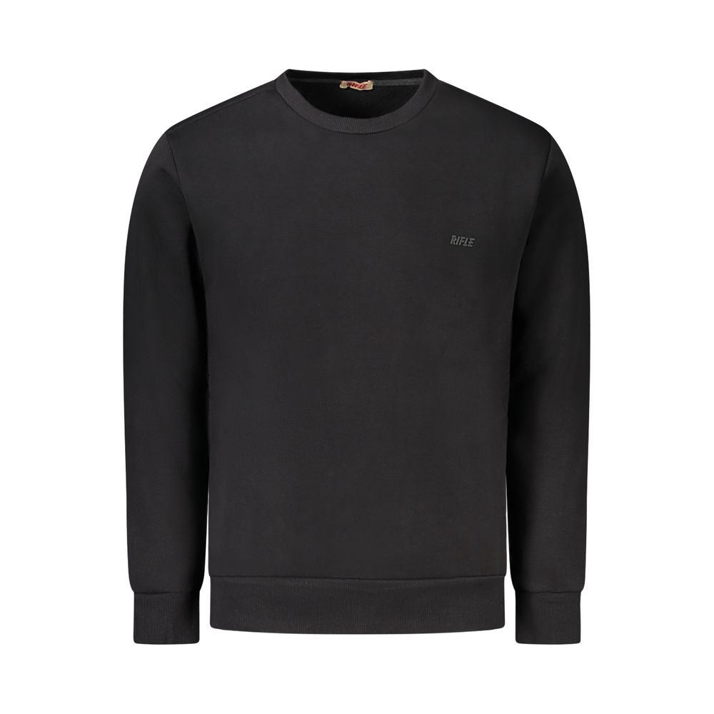 Rifle Black Cotton Men's Sweatshirt