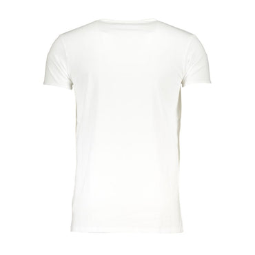 Cavalli Class White Cotton T-Shirt