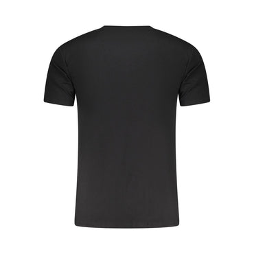 Aeronautica Militare Black Cotton Men's T-Shirt