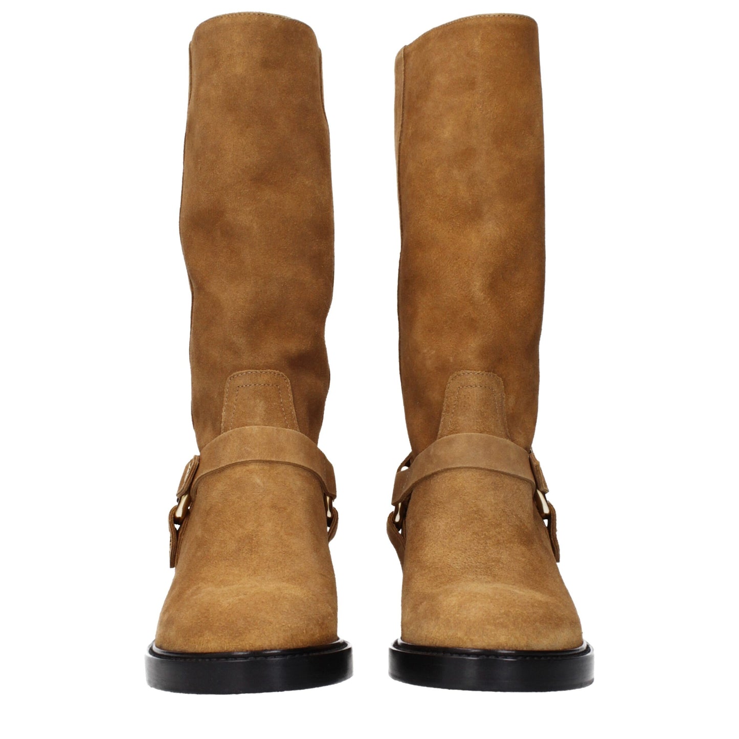 Chloé Brown Leather Ankle Boots