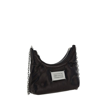 Maison Margiela Black Calf Leather Bos Taurus Shoulder Bag