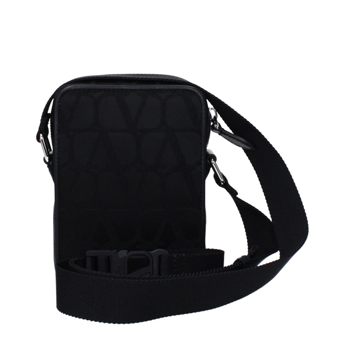 Valentino Garavani Black Fabric Crossbody Bag