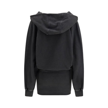 The Attico Black Cotton Casual Dress