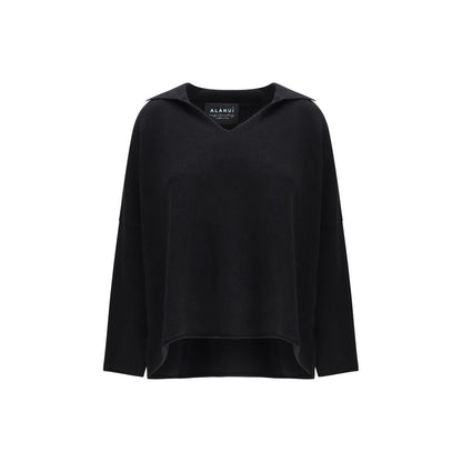 Alanui Black Cashmere Sweatshirt