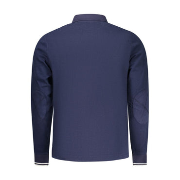 North Sails Blue Cotton Men Polo Shirt
