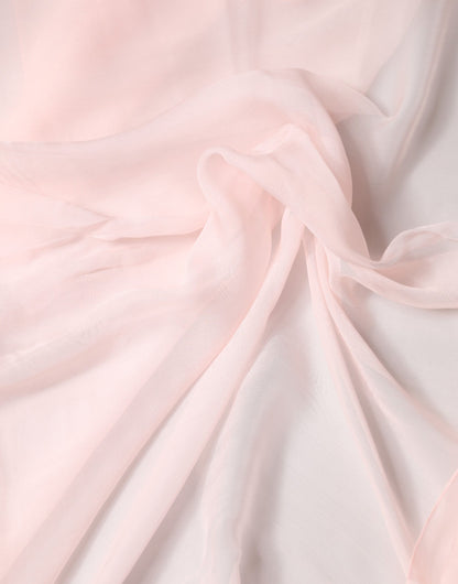 Dolce & Gabbana Light Pink Stole Silk Neck Wrap Shawl  Scarf