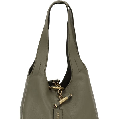 Chloé Bicolor Buffalo Leather Shoulder Bag