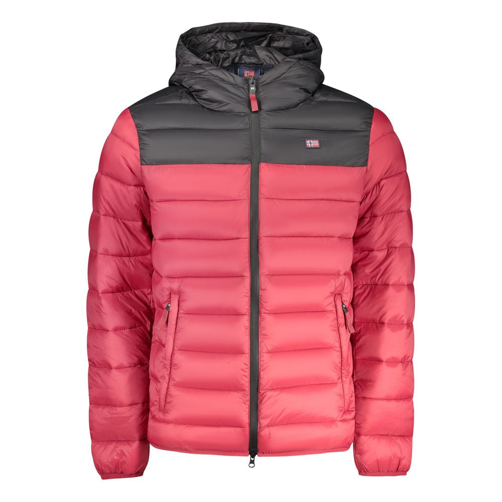 Norway 1963 Red Polyamide Mens Jacket