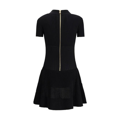 Balmain Black Viscose Casual Dress