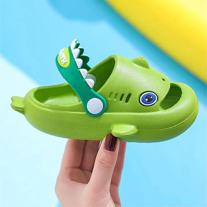 Happy Shark Rubber Non-slip Slippers for Children Multivariant-3