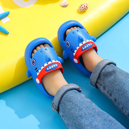 Happy Shark Rubber Non-slip Slippers for Children Multivariant-2