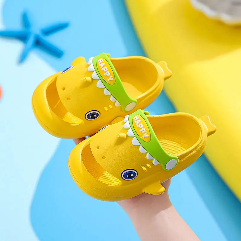 Happy Shark Rubber Non-slip Slippers for Children Multivariant-6