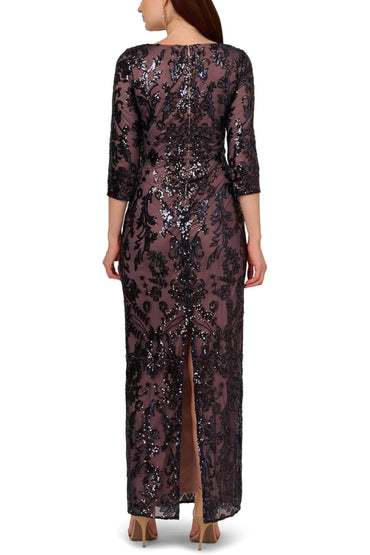 Adrianna Papell Beaded Bodice V-Neckline Dress - Wholesale