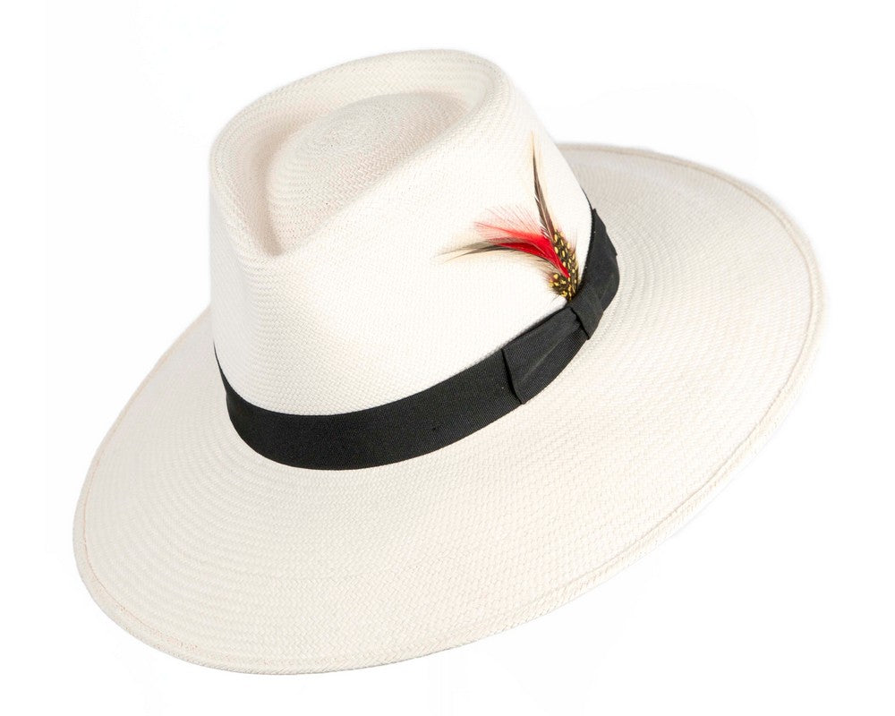 Ecuadorian Panama Cuenca Hat Trilby Fedora Wide Brim-1