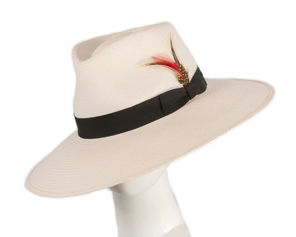 Ecuadorian Panama Cuenca Hat Trilby Fedora Wide Brim-0