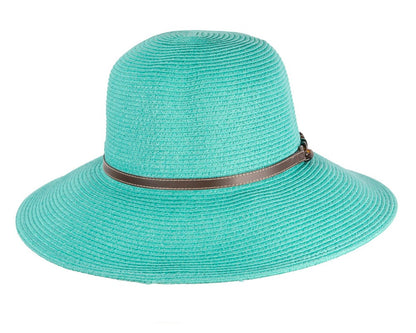 Aqua summer sun beach hat-5