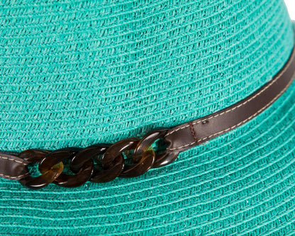 Aqua summer sun beach hat-4