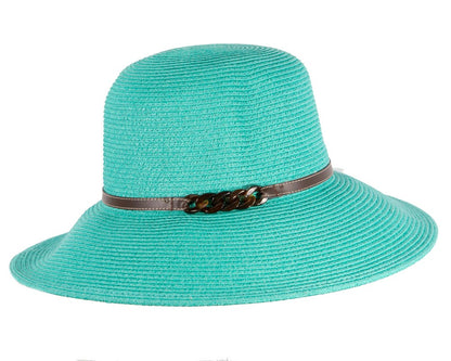 Aqua summer sun beach hat-3